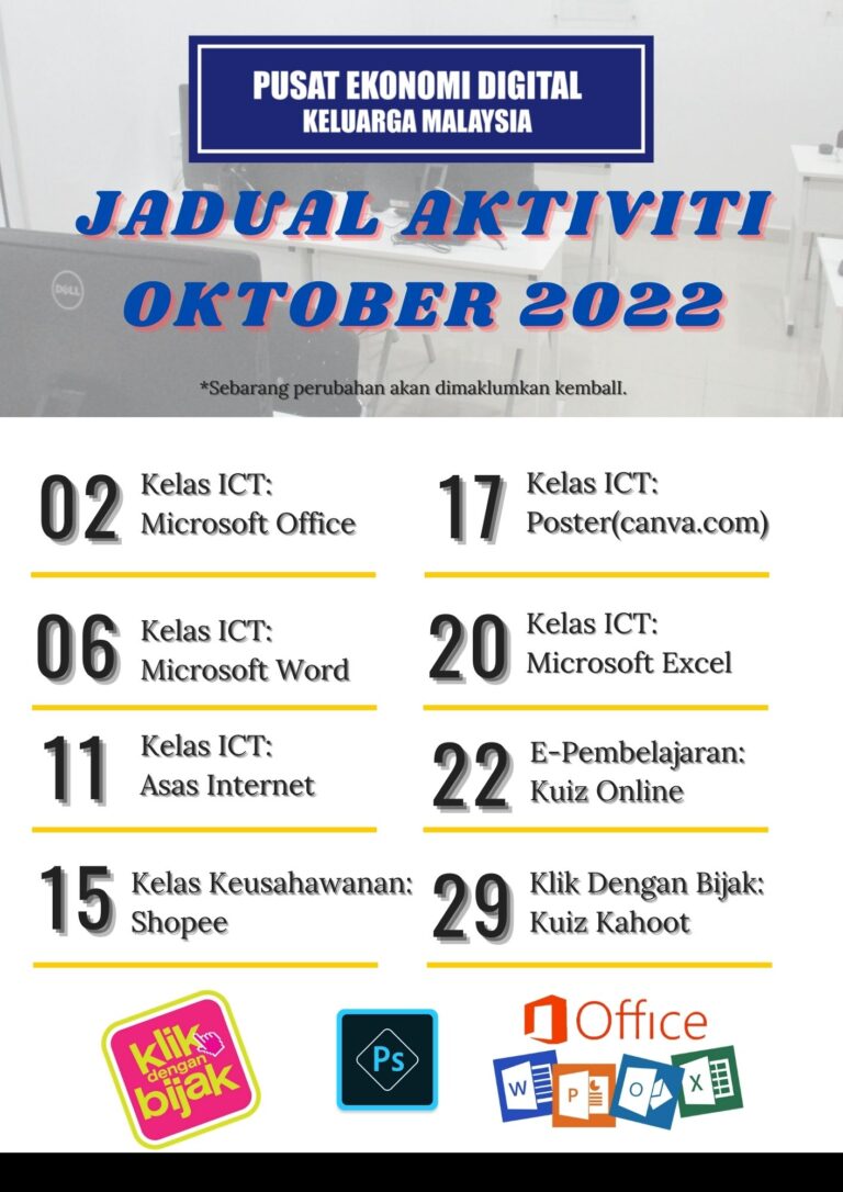 October TimeTable