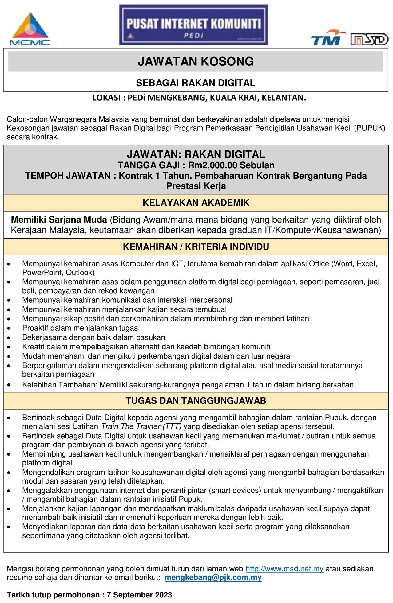POSTER RAKAN DIGITAL PEDI MENGKEBANG